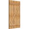 Ekena Millwork Joined Board-n-Batten Shutters w/Z-Bar, Rough Sawn Western Red Cedar, 26 7/8W x 46H, PR RBJ06Z26X046RWR - alternate 5